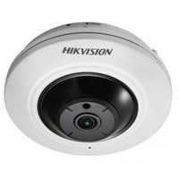 Камера видеонаблюдения DS-2CD2955FWD-IS (1.05 мм) 5Мп Fisheye IP-видеокамера Hikvision с функциями IVS и детектором лиц