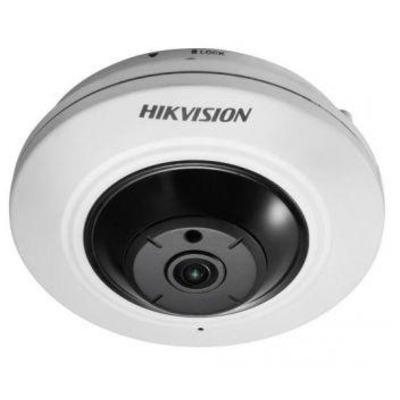 Камера видеонаблюдения DS-2CD2955FWD-IS (1.05 мм) 5Мп Fisheye IP-видеокамера Hikvision с функциями IVS и детектором лиц