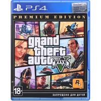 Игра Grand Theft Auto V Premium Edition (Blu-ray диск) (PS4)