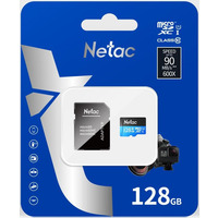 Карта памяти Netac microSD 128GB C10 UHS-I R80MB/s + SD