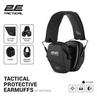 2E Tactical Тактические защитные наушники Defence Black NRR: 25 dB, пассивные