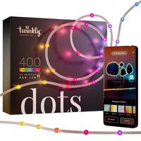 Smart LED Гирлянда Twinkly Dots Lights RGB 400 Gen II, IP20, черный кабель