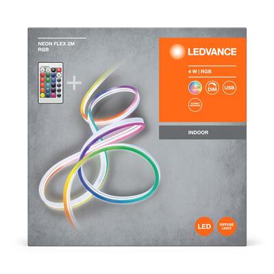 Лента светодиодная LEDVANCE NEON FLEX 4W, 2M RGB USB RC