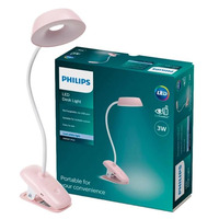 Лампа настольная Philips LED Reading Desk lamp Donutclip розовый