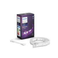 Стрічка світлодіодна розумна Philips Hue Plus, 0.5W(20Вт), 2000K-6500K, RGB, ZigBee, димування, подовжувач, 1м