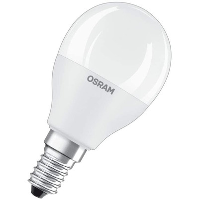 Лампа OSRAM LED E14 6.5Вт 3000К 560Лм Р60 VALUE