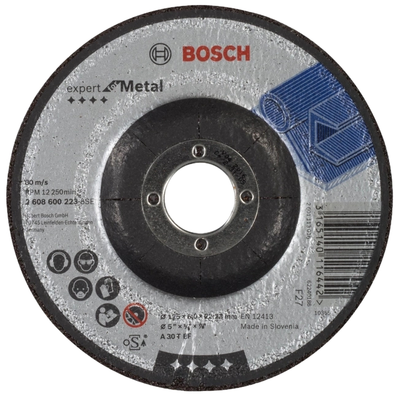 Bosch 125 x 6 мм (2608600223) Обдирной круг для металла.