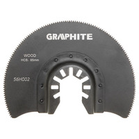 Neo Tools 56H002 Коло GRAPHITE для багатофункц.інструменту, напівкруглий HCS по дереву, діаметр 85 мм