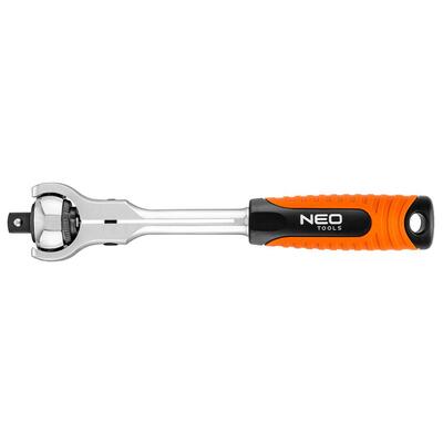 Neo Tools Ключ-трещотка 1/2", 360°, 72 зубца