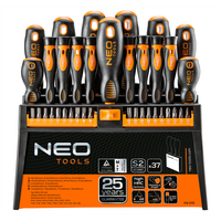 Neo Tools 04-210 Набiр вiкруток i насадок, 37 шт.