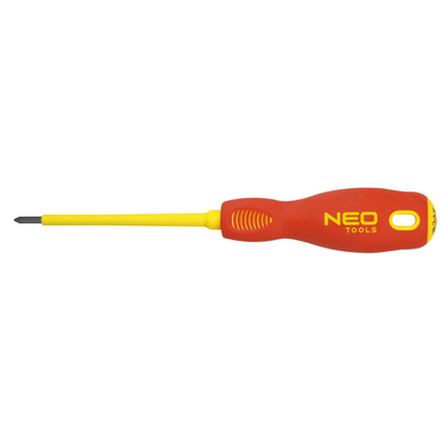 Neo Tools 04-063 Отвертка крестовая PZ2 x 100 мм, (1000 В) CrMo