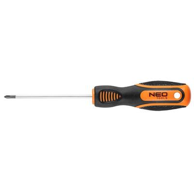 Neo Tools 04-177 Отвертка, крестовая, PH0 x 75 мм, CrV