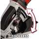 Einhell Міні-пила циркулярна TE-CS 18/89 Li - Solo акум., PXC, 18В, 3500 об/хв, диск 89х10 мм