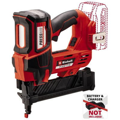 Степлер акумуляторний Einhell FIXETTO 18/38 Solo, PXC, 18В, під скоби 10-38мм, 60п/хв, 2.8кг, (без АКБ і ЗП)