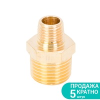 Соединение MT 1/4" × 1/2" (латунь) SIGMA (7025341)