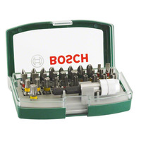 Біти Bosch, набір 32шт, магнітний битотримач, SL, PH, PZ, H, T, TT, 25мм, кейс