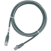 Патч-корд RJ45, 568A/B, UTP, PowerCat 5e, LSZH 1м, Сірий, MOLEX