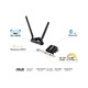 WiFi-адаптер ASUS PCE-AX58BT AX3000, WiFi6, WPA3, Bluetooth 5.0, MU-MIMO, OFDMA