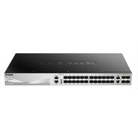 D-Link Коммутатор DGS-3130-30S 24xSFP, 4xGE/SFP, 2x10GE, 4xSFP+, L3