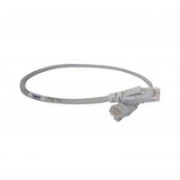 Legrand Патч-корд LCS3 CAT 5e U-UTP, 0.5 м, AWG 24, PVC, сірий