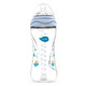 Nuvita Бутылка для кормления Mimic 330мл. 4м+ Антиколиковая [Feeding bottle Mimic 330ml. 4m+ Colic reduction, blue]