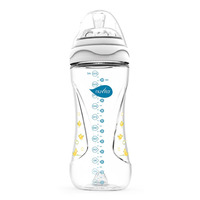 Nuvita Бутылка для кормления Mimic 330мл. 4м+ Антиколиковая [Feeding bottle Mimic 330ml. 4m+ Colic reduction, white]