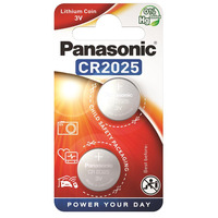 Батарейки Panasonic CR 2025 [BLI 2 LITHIUM]