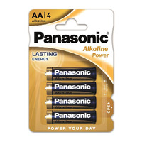 Panasonic Батарейка ALKALINE POWER щелочная AA блистер, 4 шт.