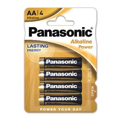 Panasonic Батарейка ALKALINE POWER лужна AA блістер, 4 шт.