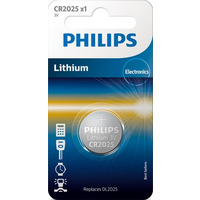 Philips Батарейка литиевая CR 2025 блистер, 1 шт