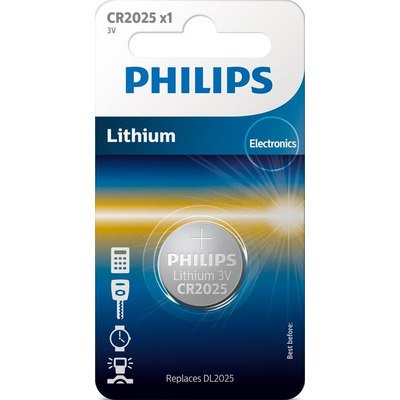 Батарейка Philips Lithium CR 2025 BL 1шт