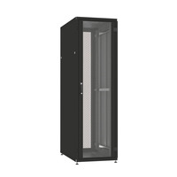 ZPAS Шафа 19 "42U 600x1000, перфоровані двері IT-426010-44AA-4-161-FP, чорний