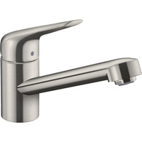 Hansgrohe Смеситель для кухни Focus M42, длина излива – 203мм, поворотный, 1рычаг, KM100, сталь.