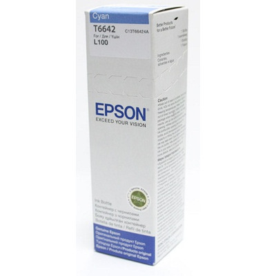 Чорнило Epson (C13T66424A) для L200 (Cyan) 70 г