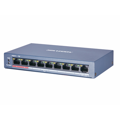 DS-3E0109P-E/M(B) 8 портовый POE коммутатор Hikvision