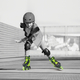 NEON Ролики COMBO SKATES Салатовый (Размер 34-37)