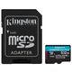 Карта пам`яти MicroSDXC 512GB UHS-I/U3 Class 10 Kingston Canvas Go! Plus R170/W90MB/s + SD-адаптер (SDCG3/512GB)