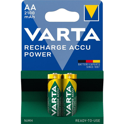 VARTA Аккумулятор NI-MH Power AA 2100 мАч, 2 шт.