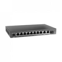 TP-Link Коммутатор TL-SG1210MPE 8xGE/PoE+ 123W 1xGE 1xcomboGE/SFP EasySmart