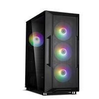 Zalman Корпус I3 NEO BLACK, без БЖ, 1xUSB3.0, 2xUSB2.0, 4x120mm RGB fans, TG Side Panel, ATX, Black