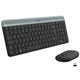 Комплект (клавіатура, мишка) бездротовий Logitech MK470 Graphite (920-009204)