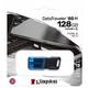 Флеш-накопичувач USB3.2 128GB Type-C Kingston DataTraveler 80 M Blue/Black (DT80M/128GB)