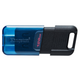 Флеш-накопичувач USB3.2 128GB Type-C Kingston DataTraveler 80 M Blue/Black (DT80M/128GB)