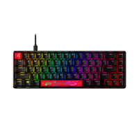 HyperX Клавиатура Alloy Origins 65 Red USB RGB ENG/RU, Black