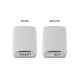 NETGEAR WiFi система Orbi RBK762S AX5400, WiFi 6, MESH, 3xGE LAN, 1xGE WAN, бел. цв. (2шт.)