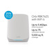 NETGEAR WiFi система Orbi RBK762S AX5400, WiFi 6, MESH, 3xGE LAN, 1xGE WAN, бел. цв. (2шт.)