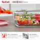 Tefal Форма универсальная с крышкой MASTERSEAL GLASS 1.3 л, стекло