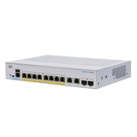 Коммутатор Cisco CBS250 Smart 8-port GE, PoE, Ext PS, 2x1G Combo