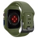 Spigen Чехол и ремешок 2в1 для Apple Watch 45mm Liquid Air Pro, Moss Green