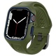 Spigen Чехол и ремешок 2в1 для Apple Watch 45mm Liquid Air Pro, Moss Green